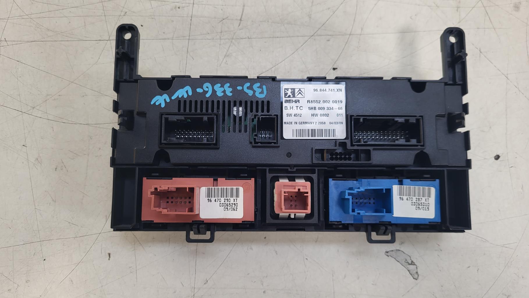 Commande chauffage PEUGEOT 407 PHASE 2 Diesel - 1