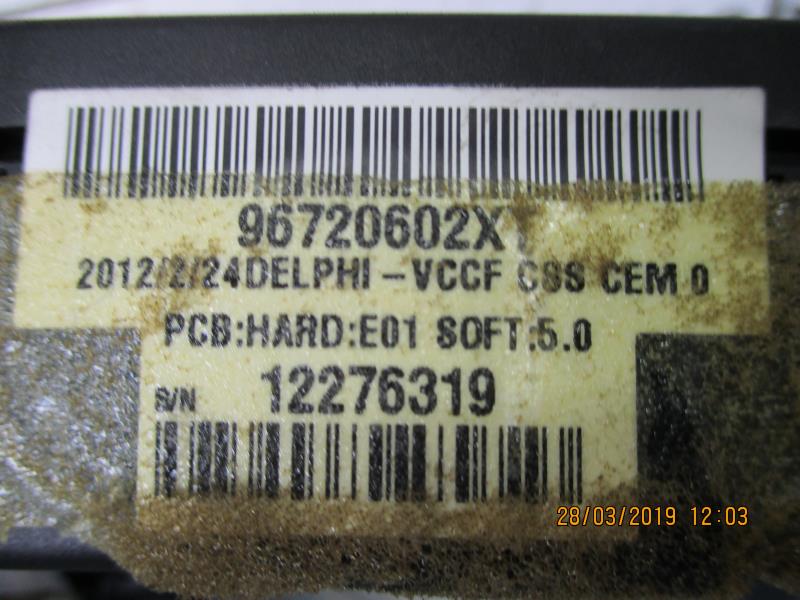 Com (Bloc Contacteur Tournant+Commodo Essuie Glace+Commodo Phare) citroen c5 2