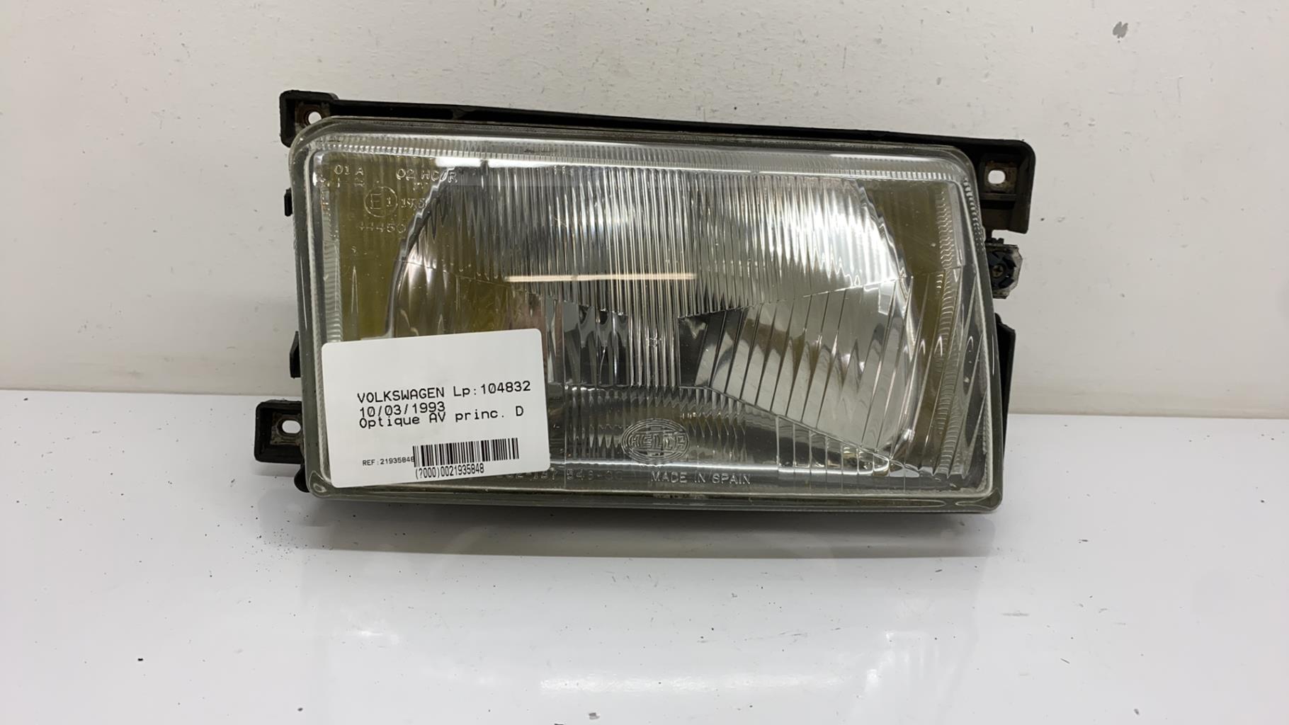 Optique avant principal droit (feux)(phare) volkswagen polo 2