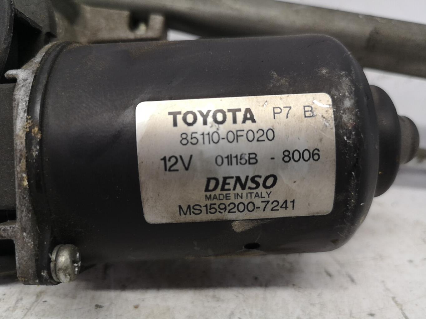Moteur essuie glace avant toyota corolla verso 2 phase 1