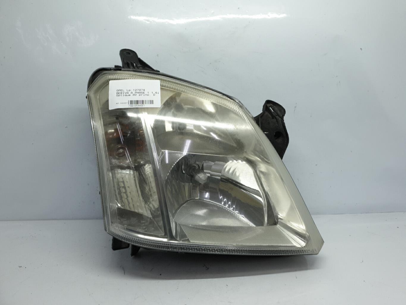 Optique avant principal droit (feux)(phare) opel meriva a phase 1