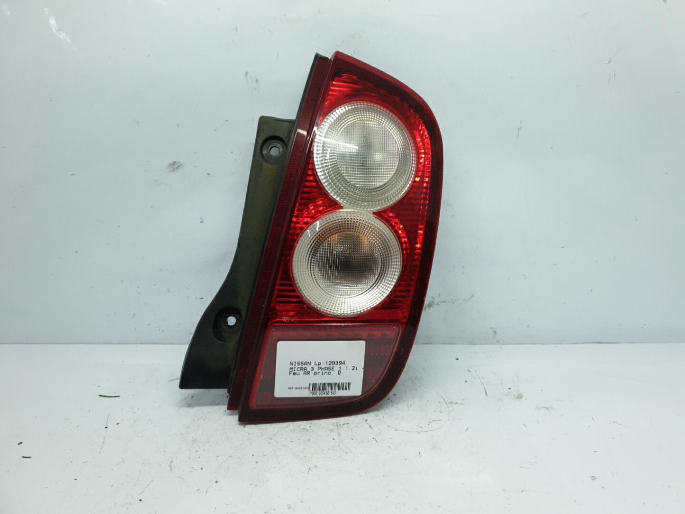Feu arriere principal droit (feux) nissan micra 3 phase 1