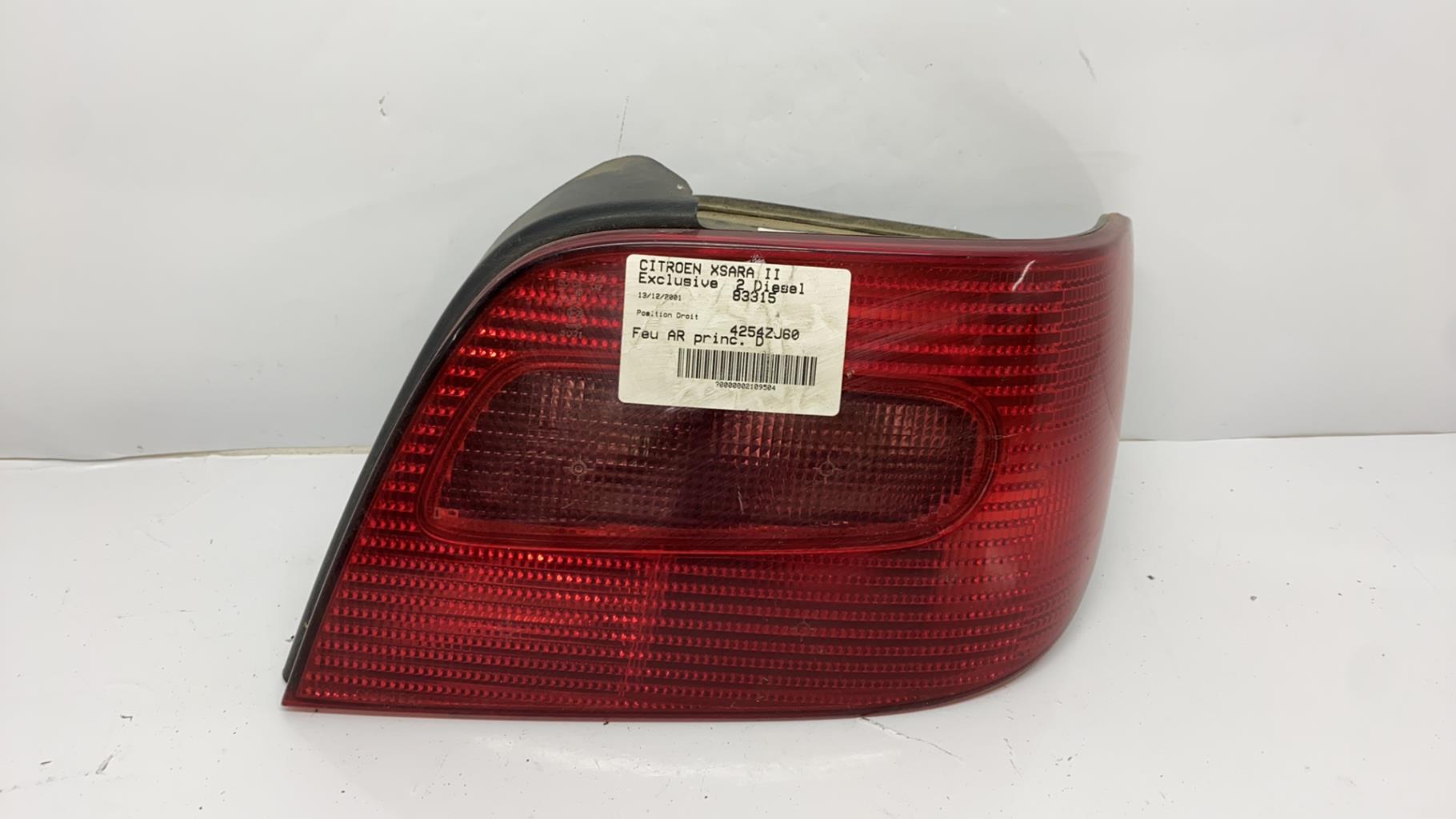 Feu arriere principal droit (feux) citroen xsara phase 2