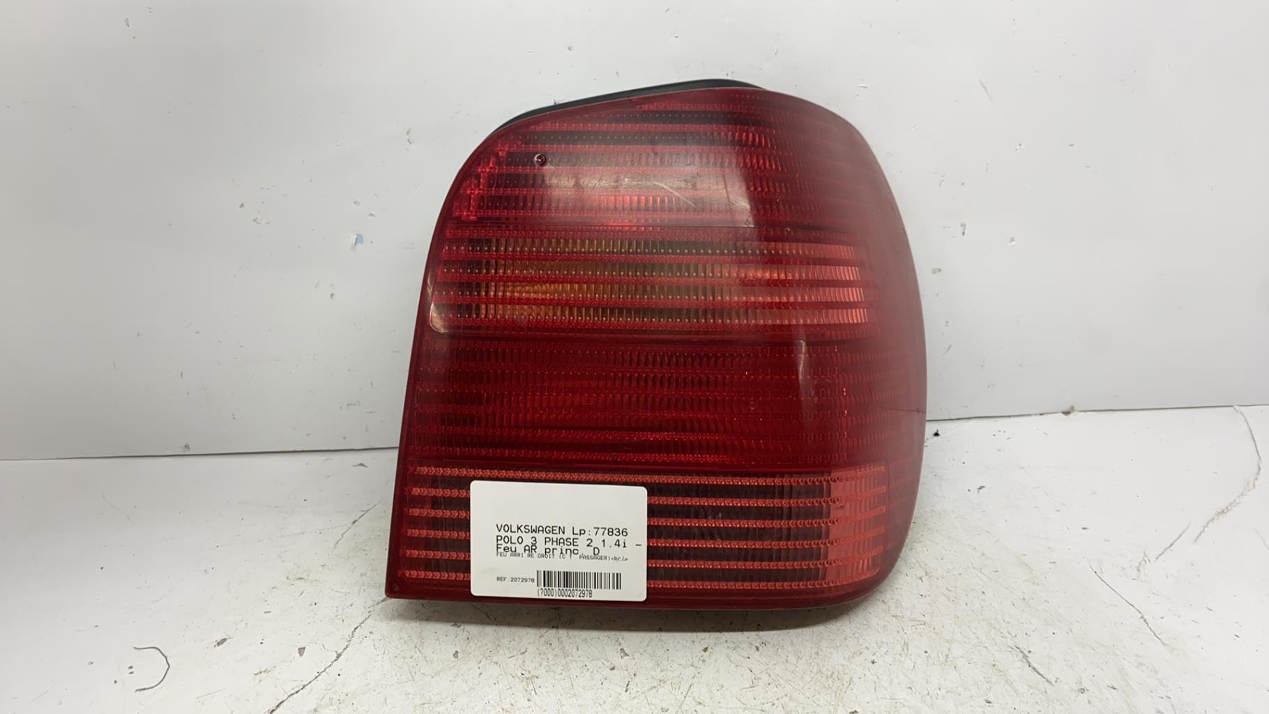 Feu arriere principal droit (feux) volkswagen polo 3 phase 2