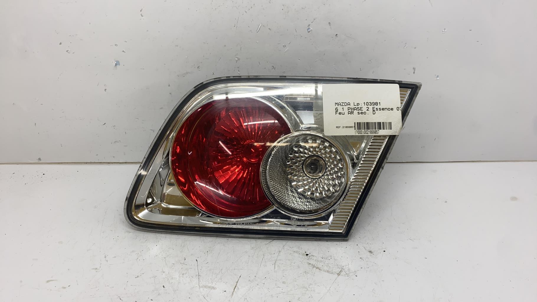 Feu arriere secondaire droit (feux) mazda 6 1 phase 2