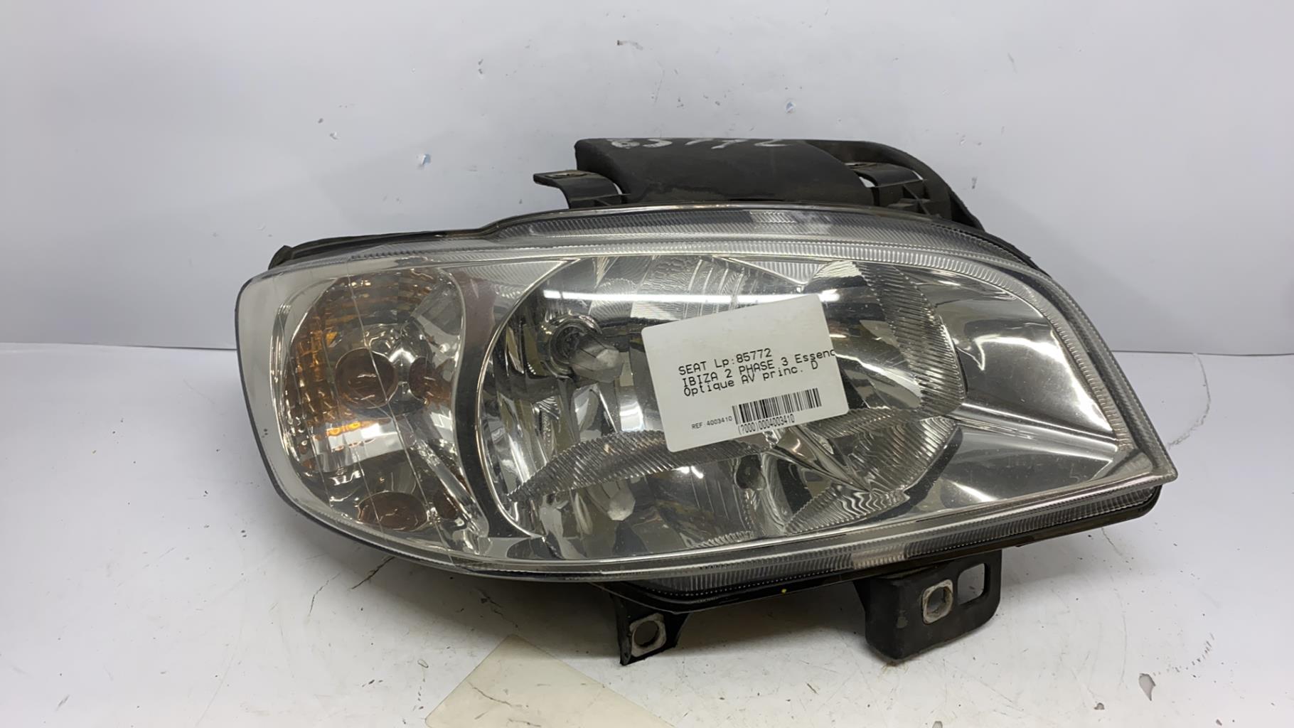 Optique avant principal droit (feux)(phare) seat ibiza 2 phase 3