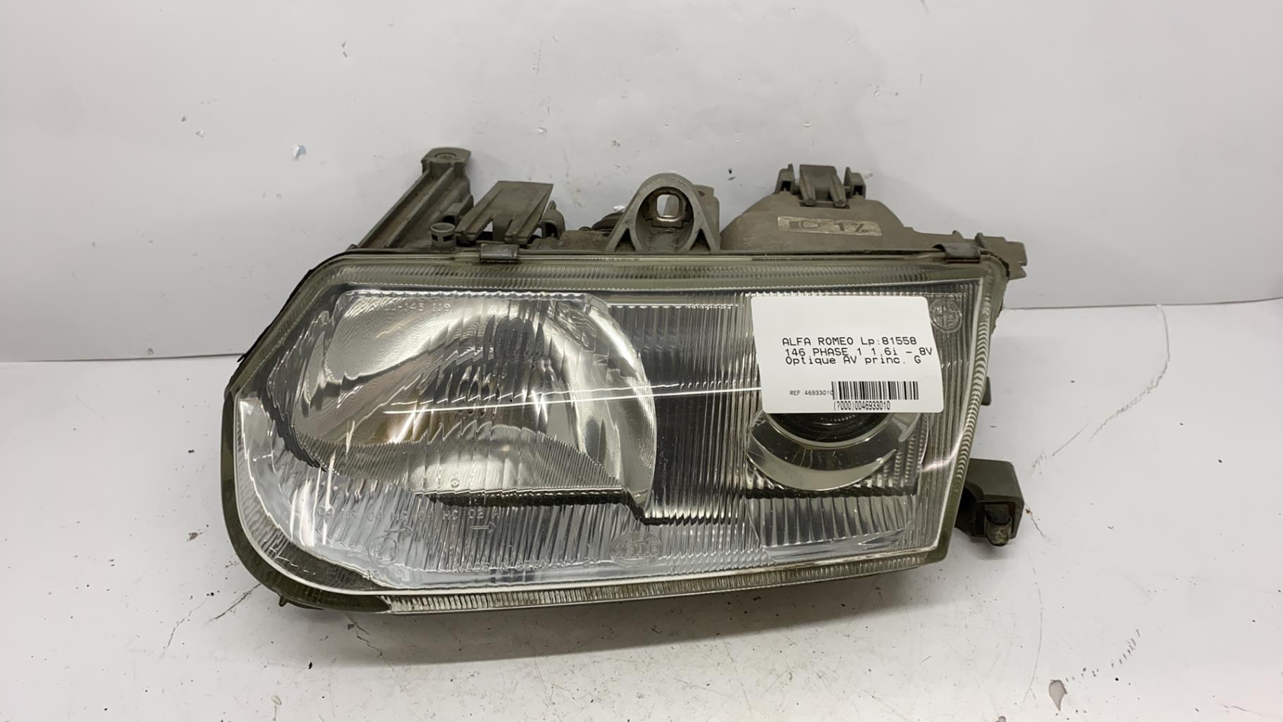 Optique avant principal gauche (feux)(phare) alfa romeo 146 phase 1