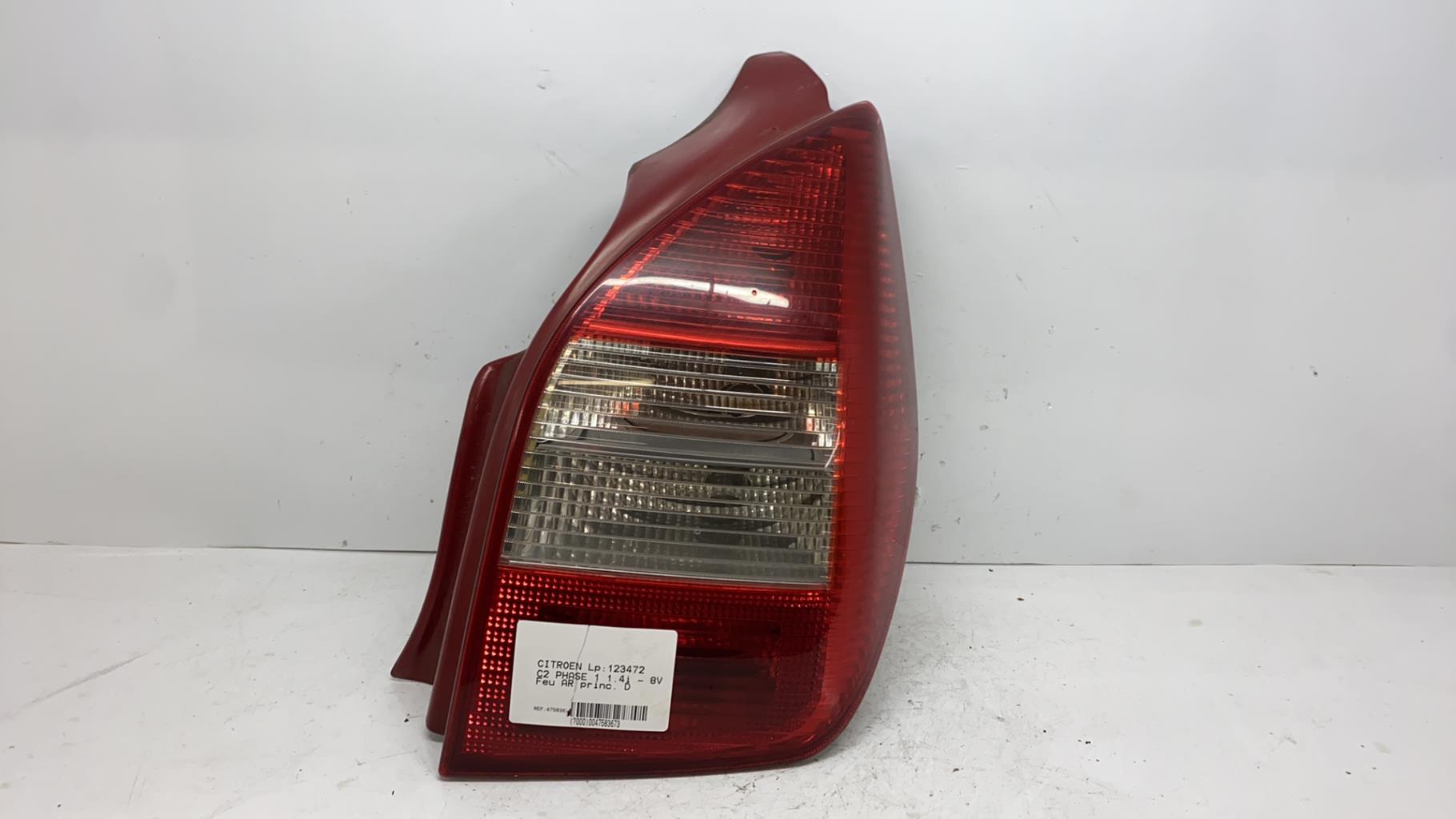 Feu arriere principal droit (feux) citroen c2 phase 1