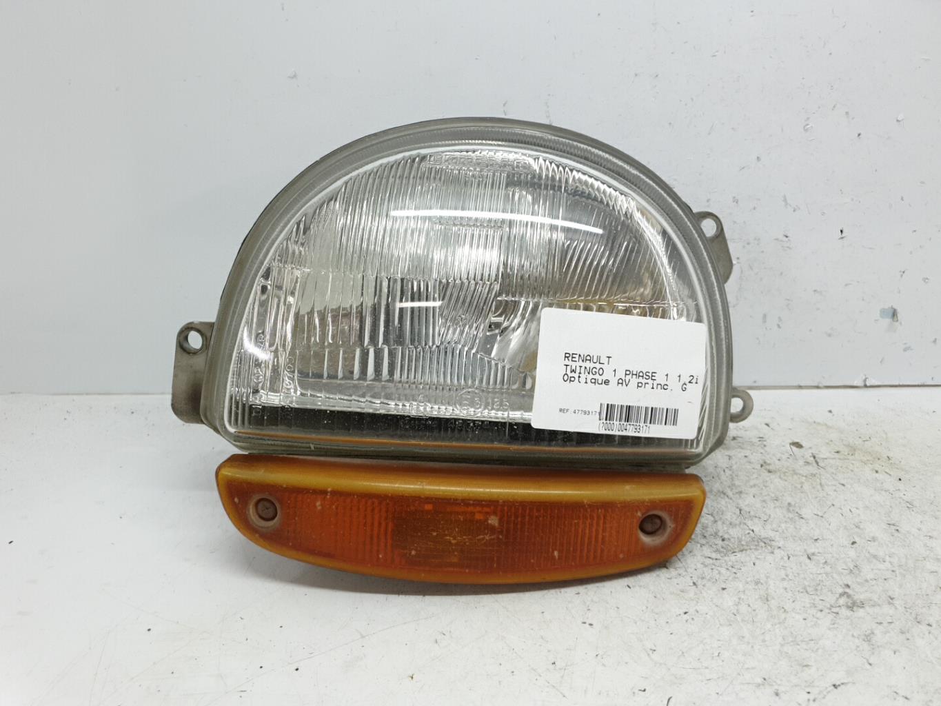 Optique avant principal gauche (feux)(phare) renault twingo 1 phase 1
