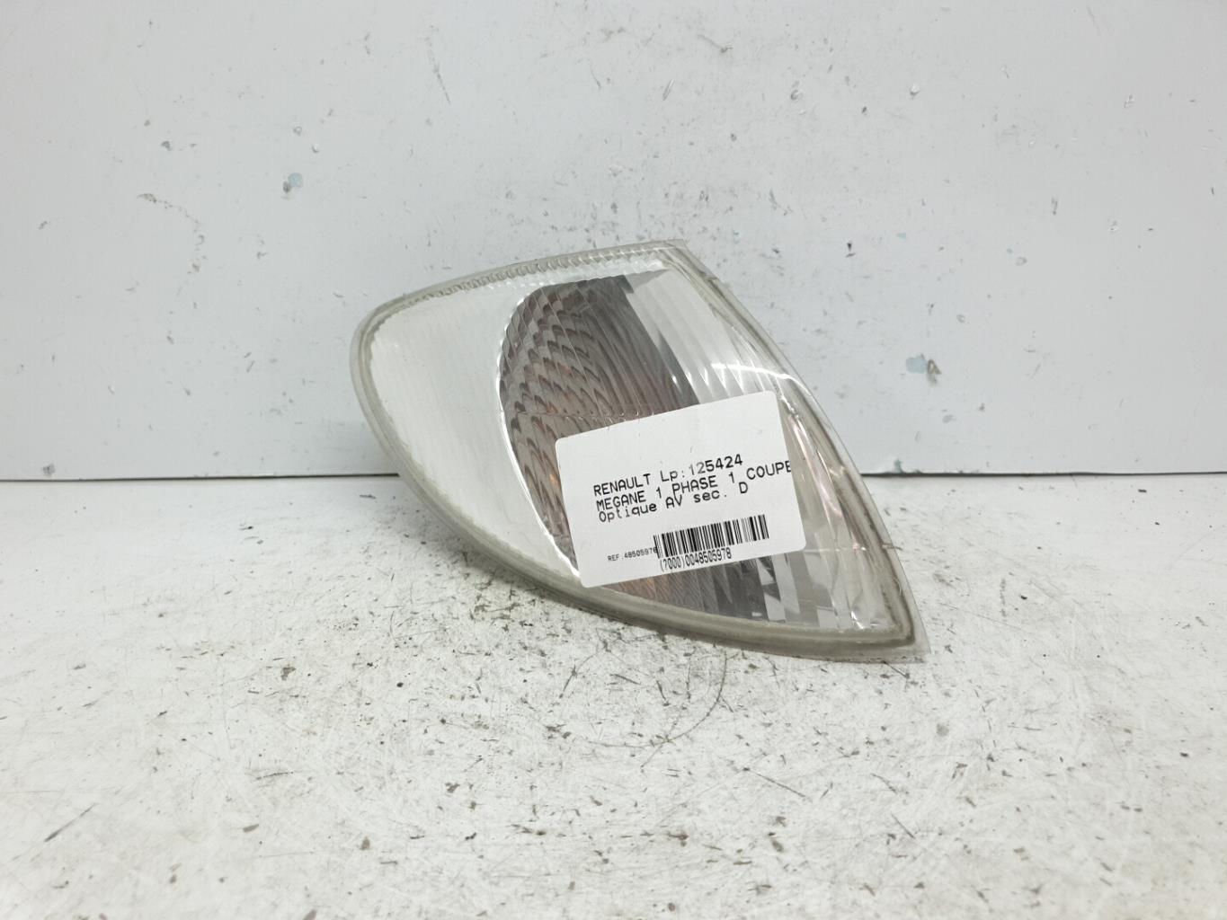 Optique avant secondaire droit (feux)(clignotant) renault megane 1 phase 1 coupe