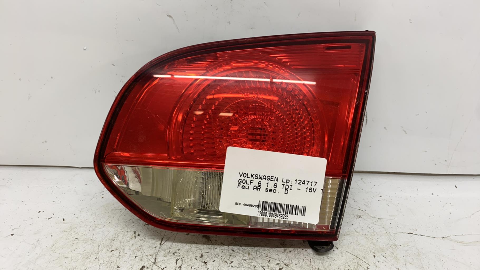 Feu arriere secondaire droit (feux) volkswagen golf 6