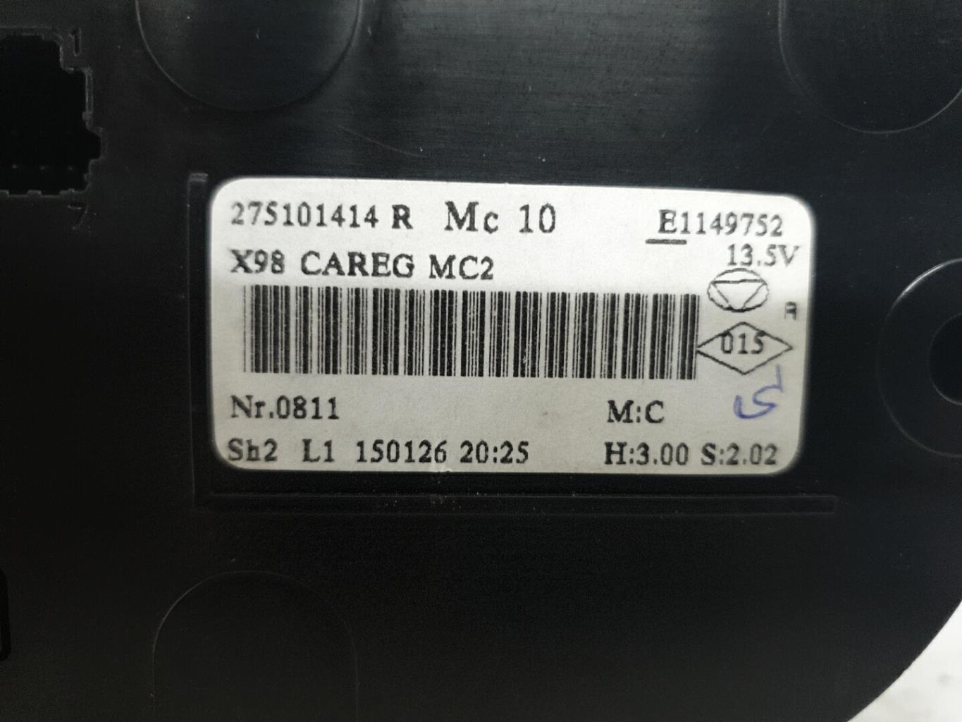 Commande chauffage renault clio 4 phase 1