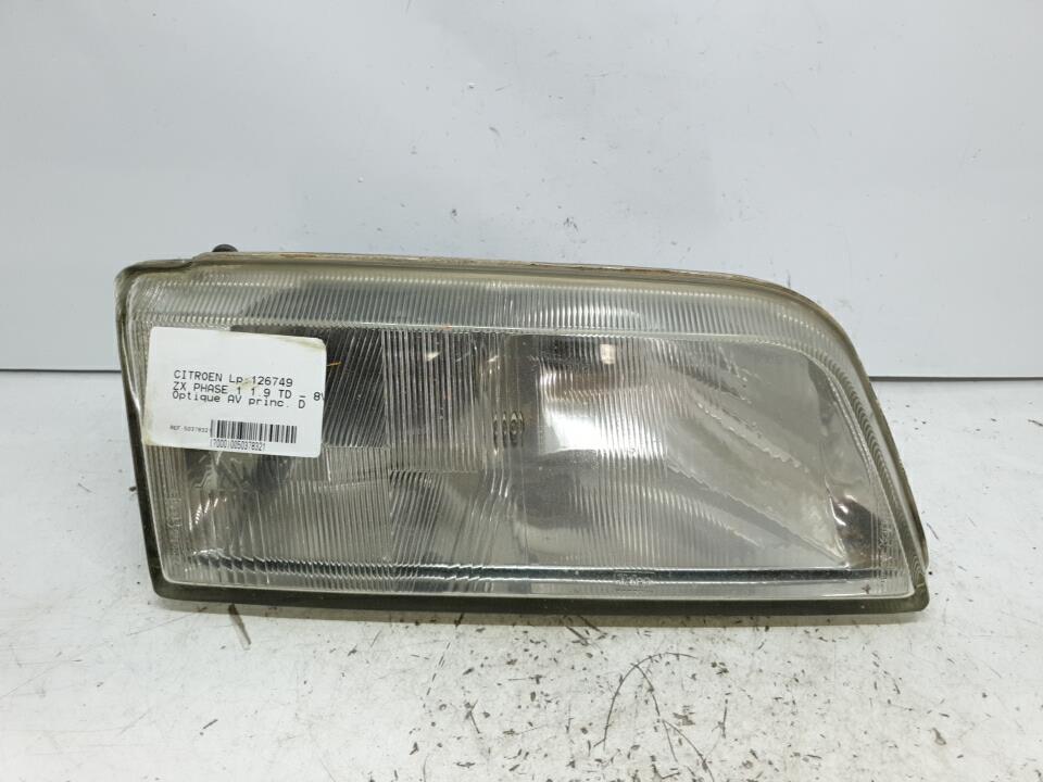 Optique avant principal droit (feux)(phare) citroen zx phase 1