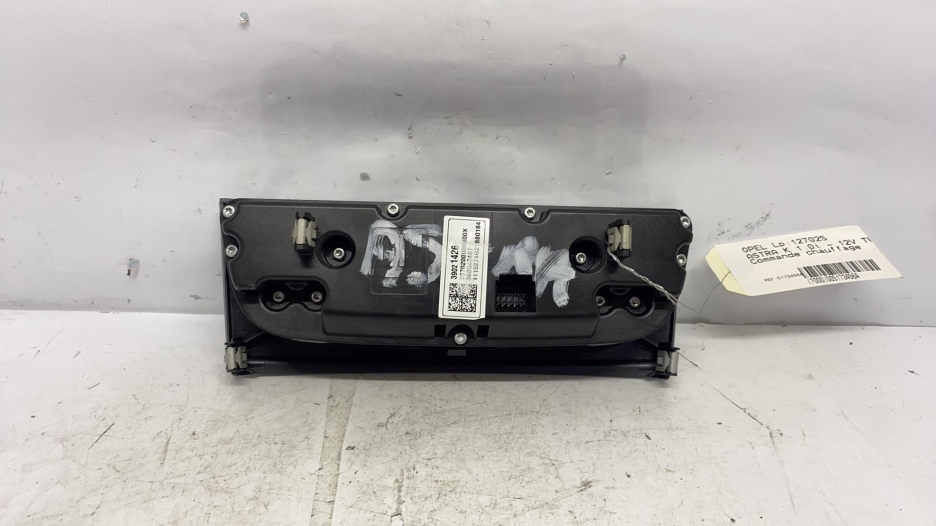 Commande chauffage opel astra k
