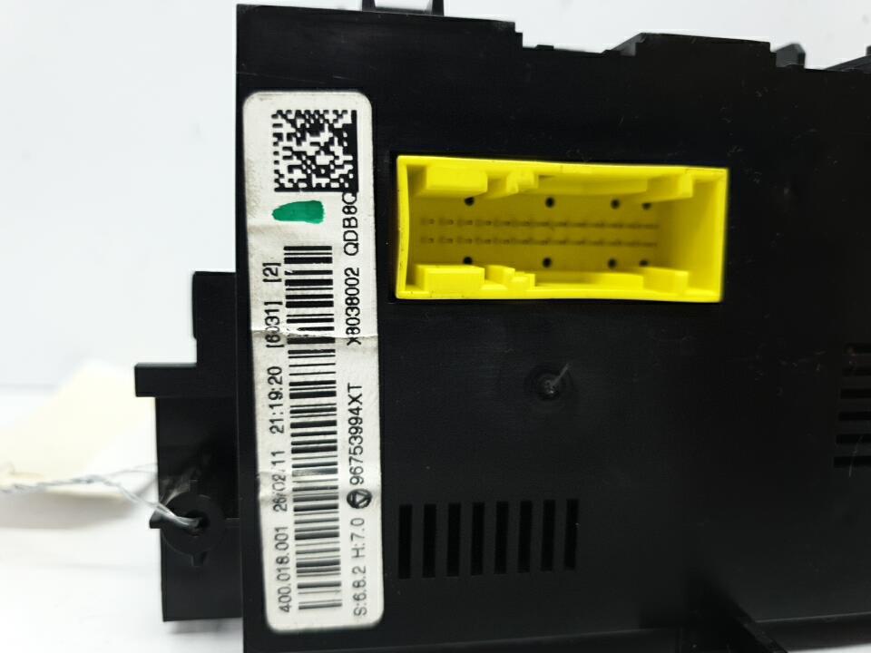 Commande chauffage citroen c3 2 phase 1