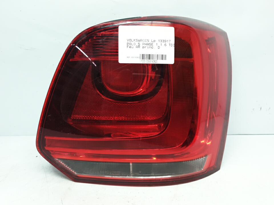 Feu arriere principal droit (feux) volkswagen polo 5 phase 1