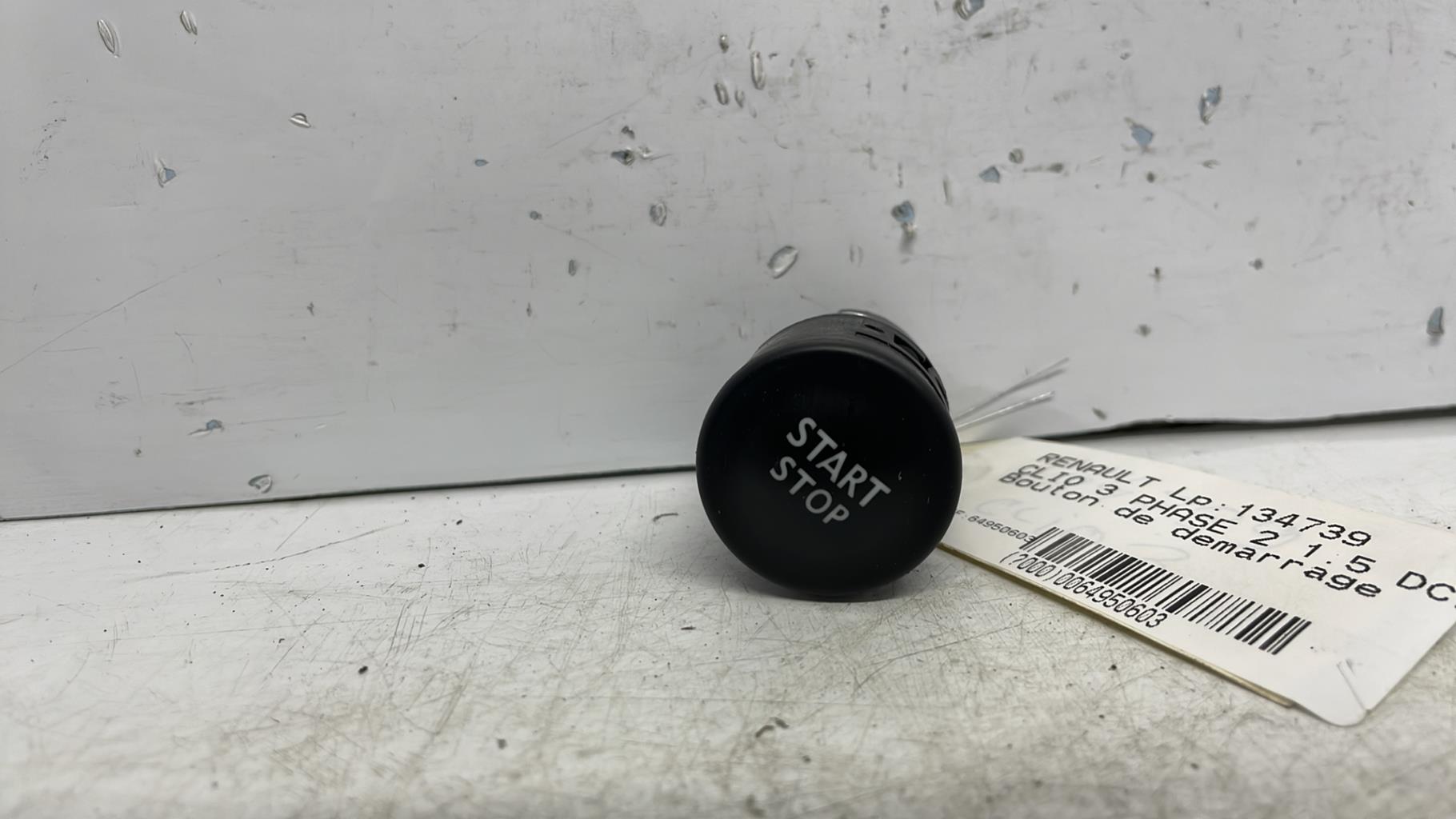 Bouton de demarrage renault clio 3 phase 2