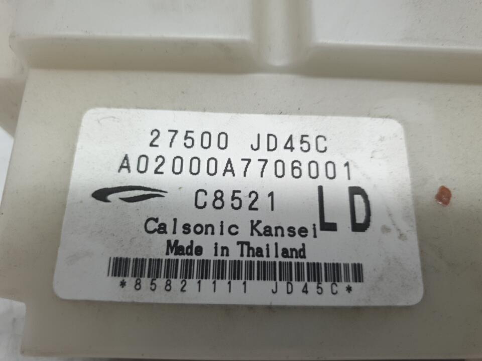 Commande chauffage nissan qashqai 1 phase 1