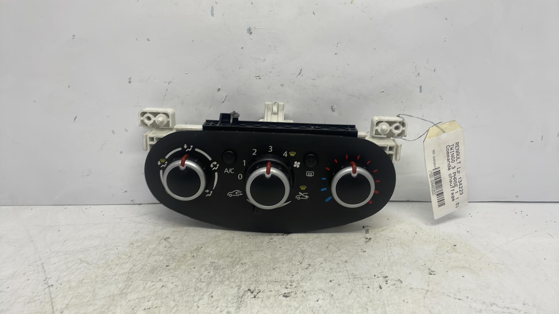 Commande chauffage renault twingo 3 phase 1