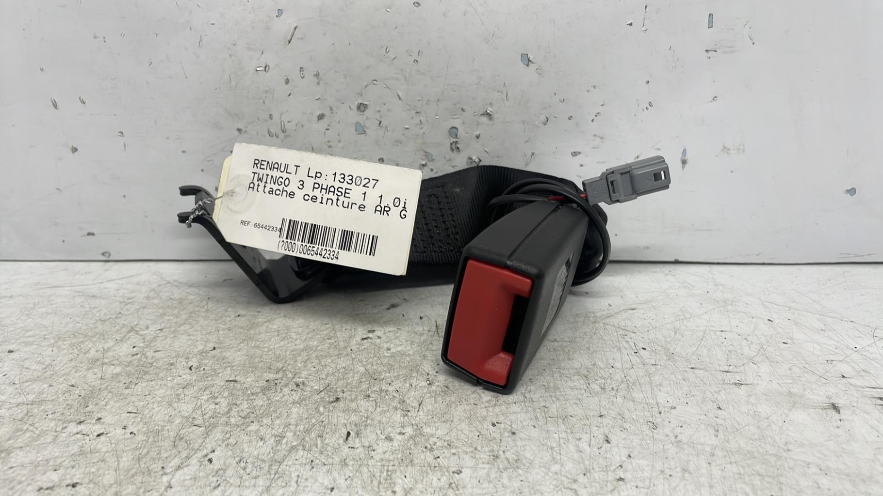 Attache ceinture arriere gauche renault twingo 3 phase 1