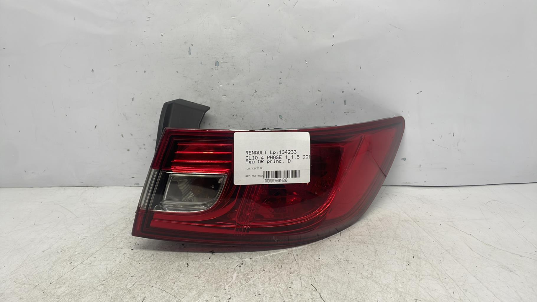 Feu arriere principal droit (feux) renault clio 4 phase 1