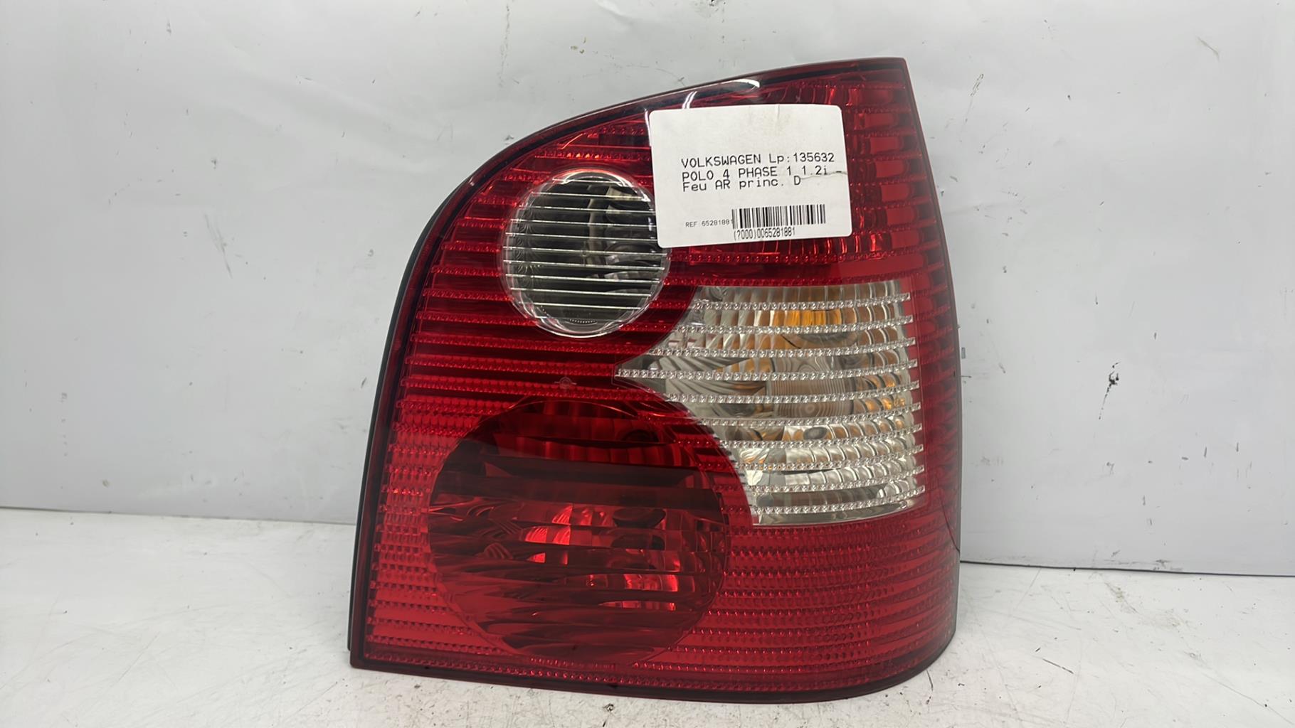 Feu arriere principal droit (feux) volkswagen polo 4 phase 1