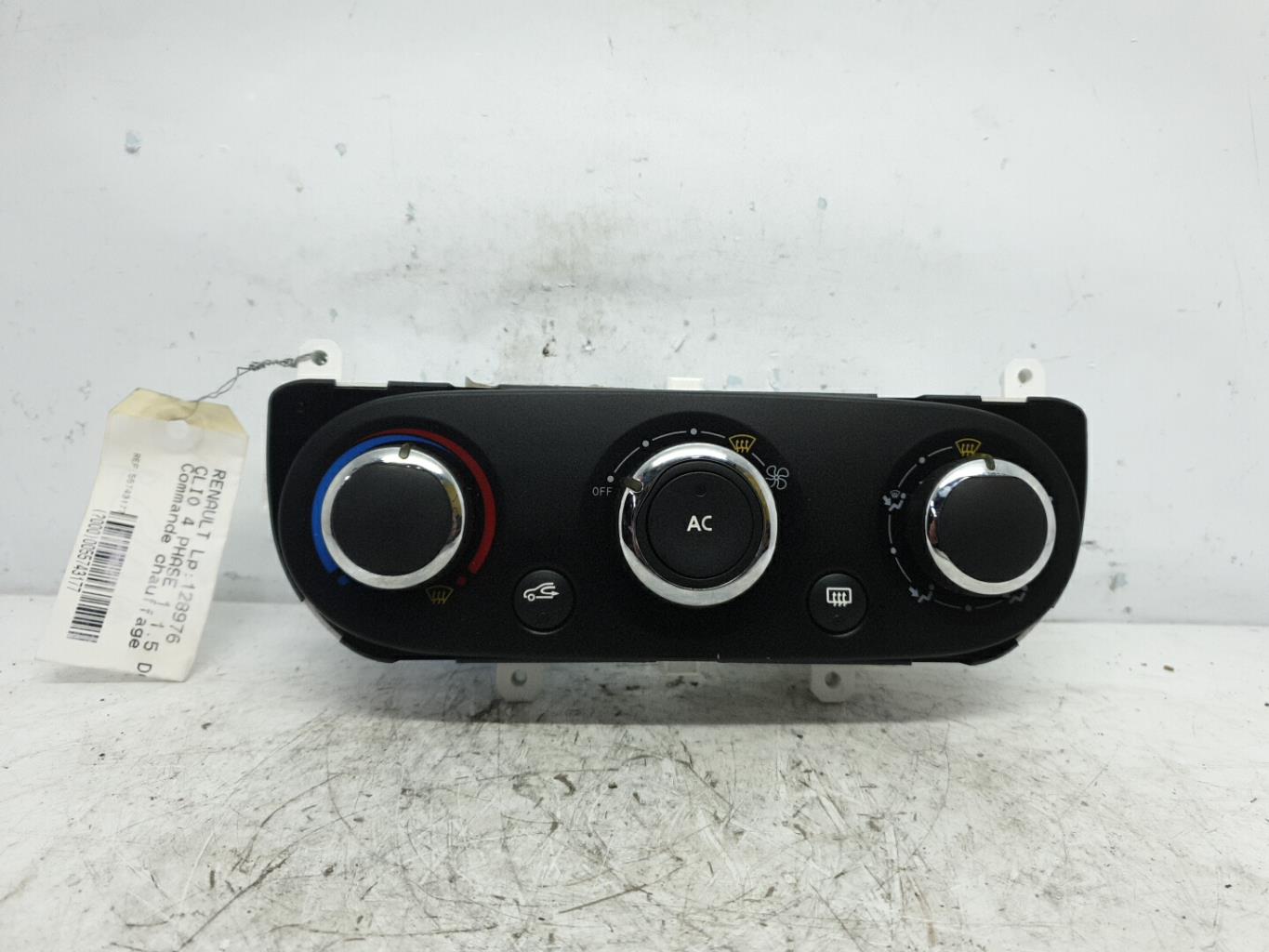 Commande chauffage renault clio 4 phase 1