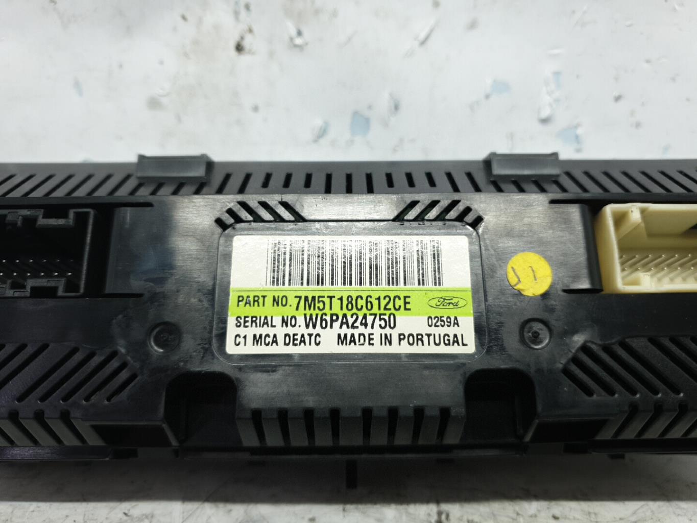 Commande chauffage ford c-max 1 phase 2