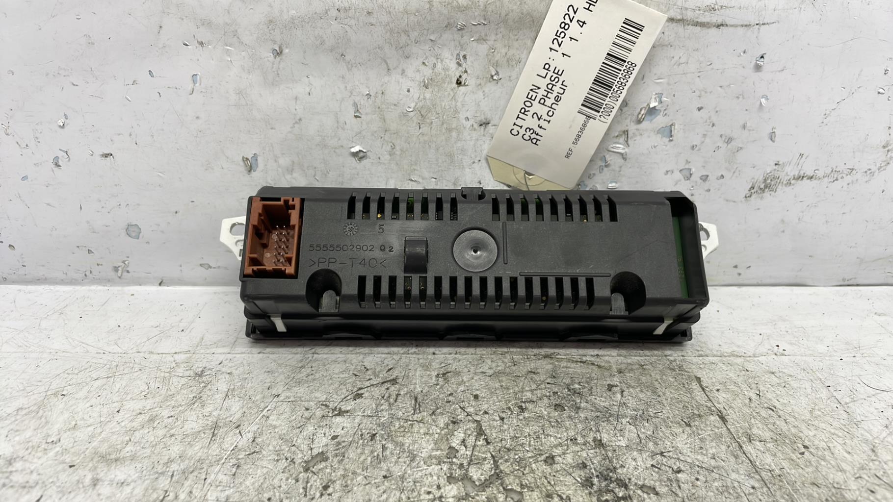 Afficheur citroen c3 2 phase 1