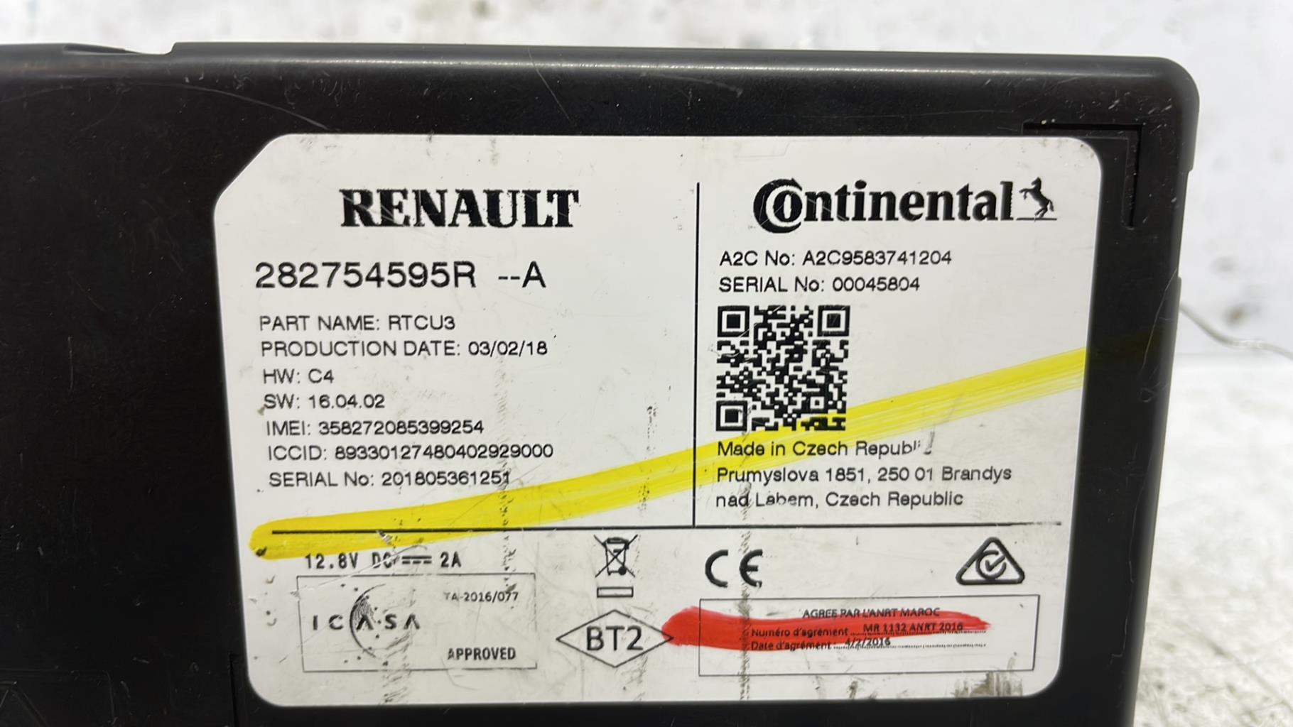 Calculateur renault clio 4 phase 2