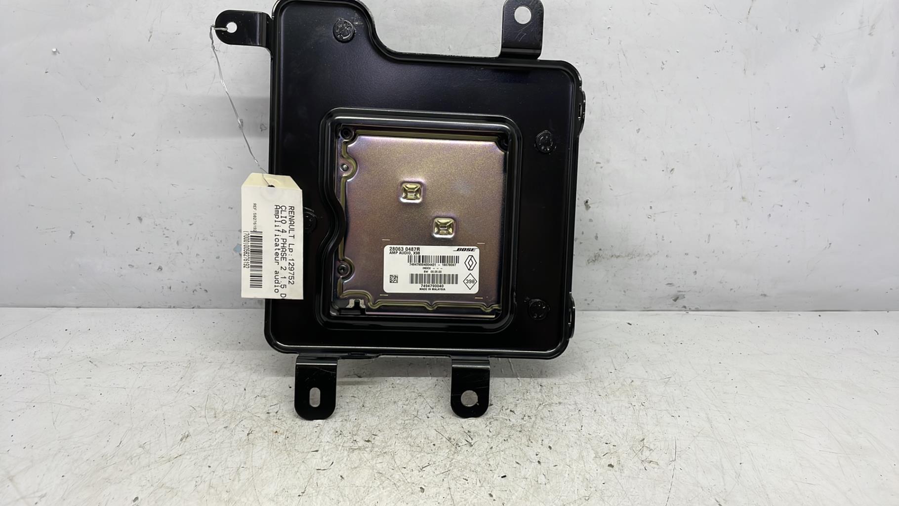 Amplificateur audio renault clio 4 phase 2