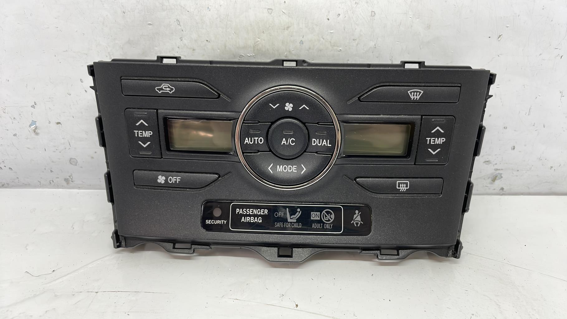 Commande chauffage toyota auris 1 phase 2