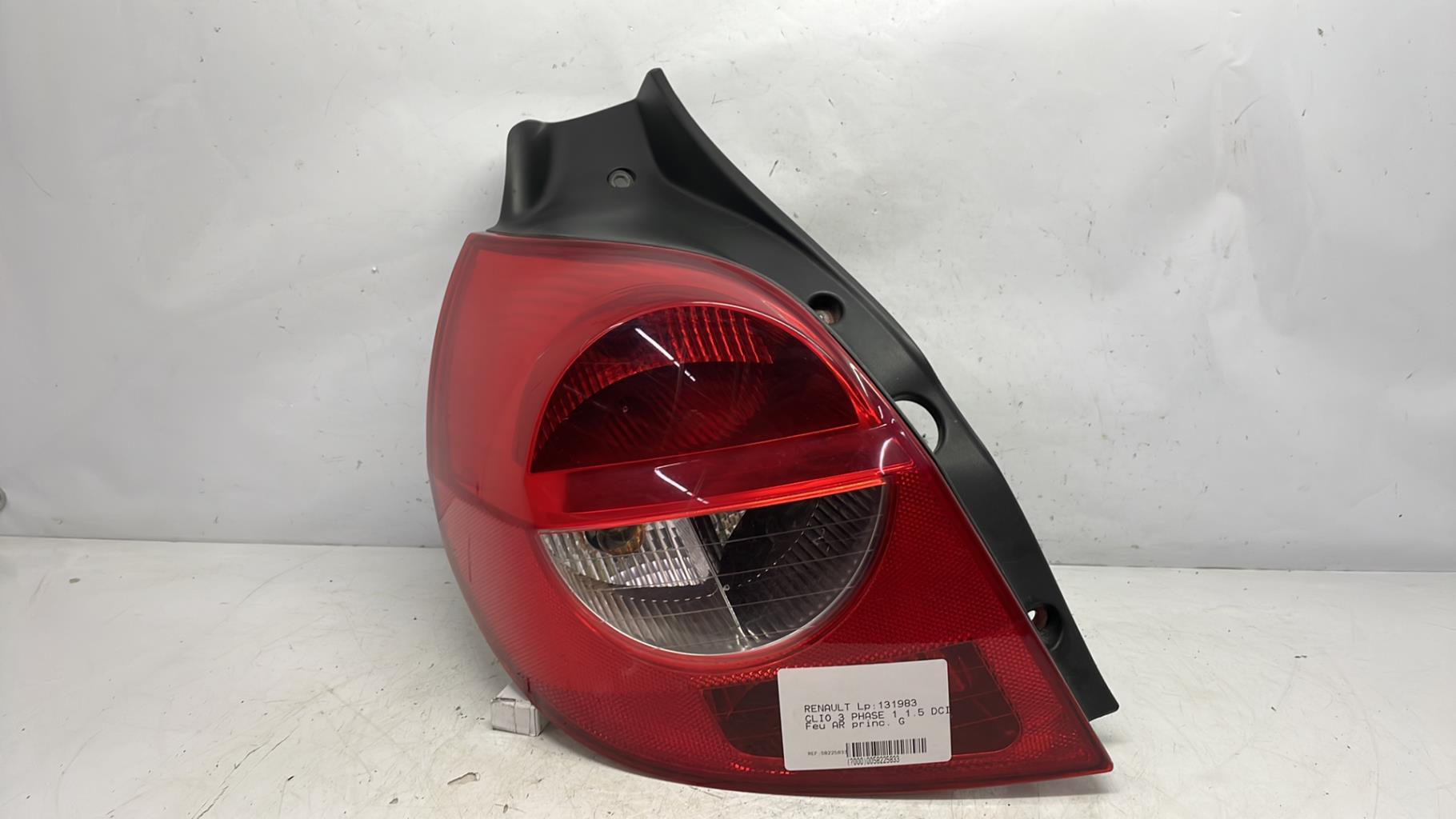 Feu arriere principal gauche (feux) renault clio 3 phase 1