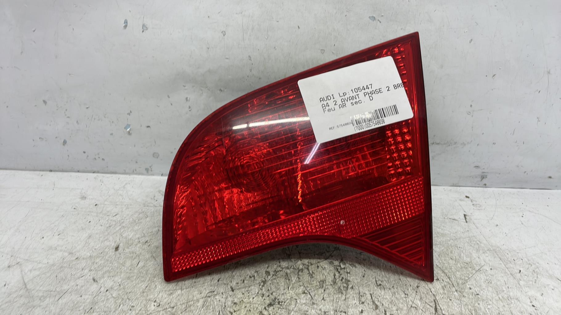 Feu arriere secondaire droit (feux) audi a4 2 avant phase 2 break