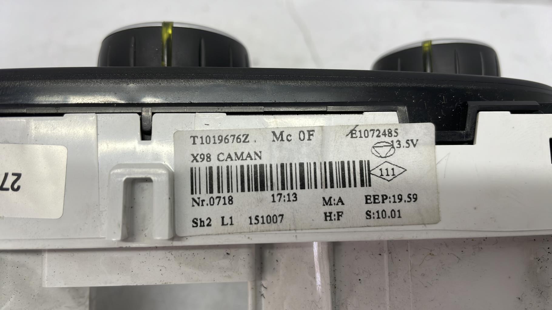 Commande chauffage renault clio 4 phase 1