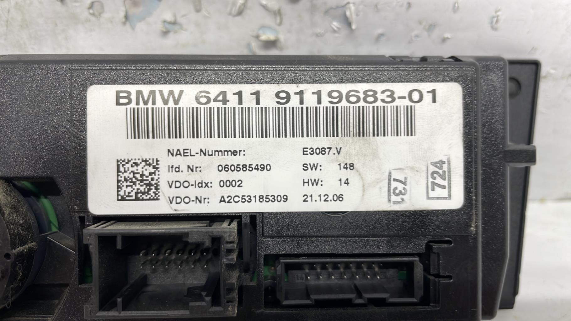 Commande chauffage bmw serie 1 e87 phase 1