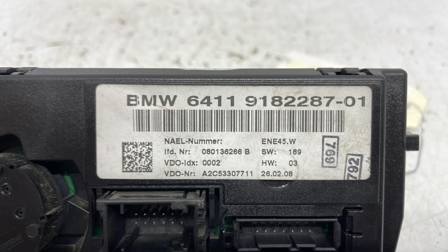 Commande chauffage bmw serie 1 e87 phase 2