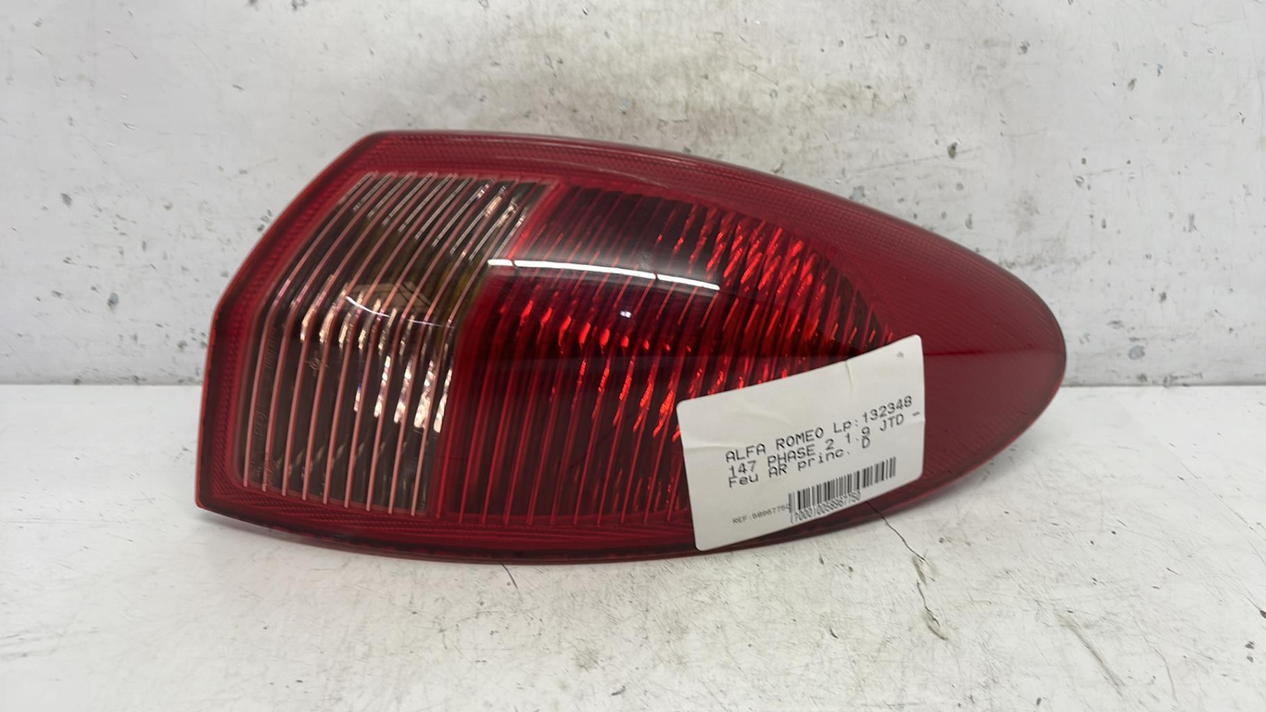 Feu arriere principal droit (feux) alfa romeo 147 phase 2