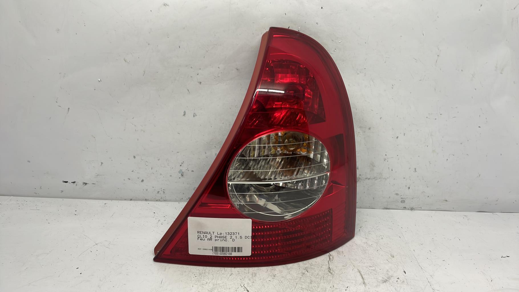 Feu arriere principal droit (feux) renault clio 2 phase 2