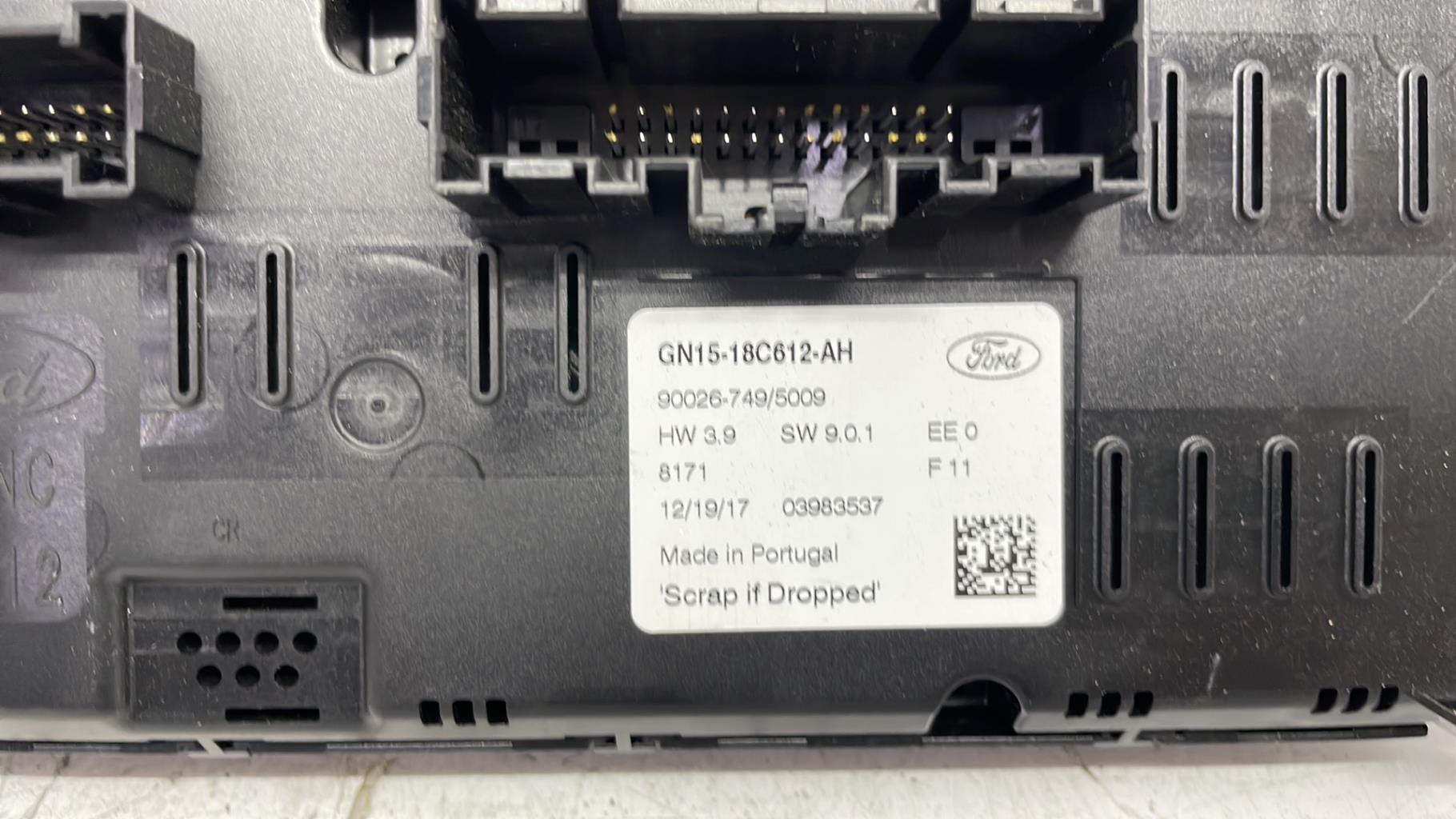 Commande chauffage ford ecosport phase 3