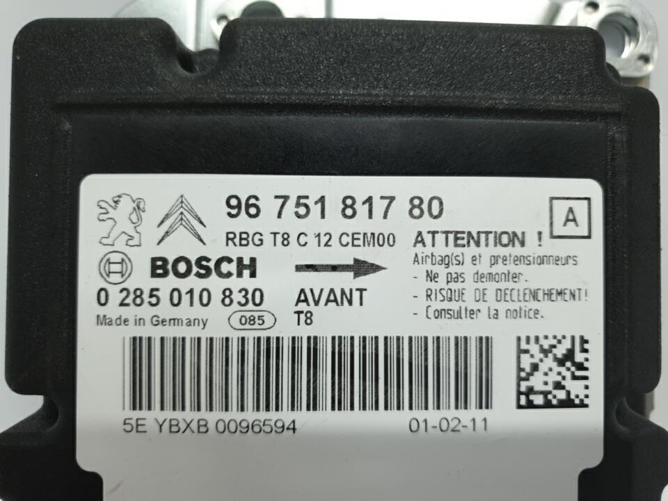 Boitier air bag peugeot 5008 1 phase 1