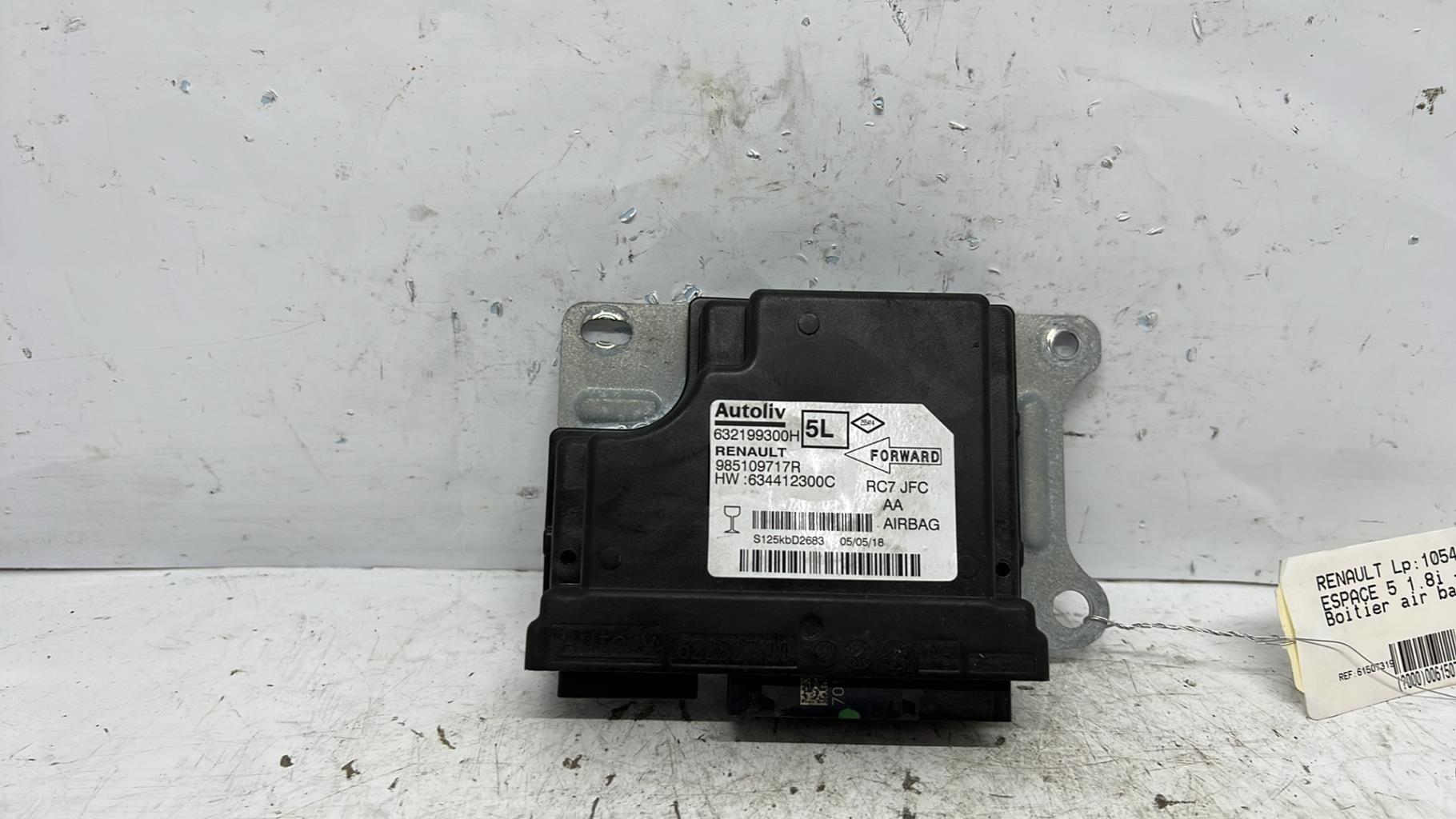 Boitier air bag renault espace 5