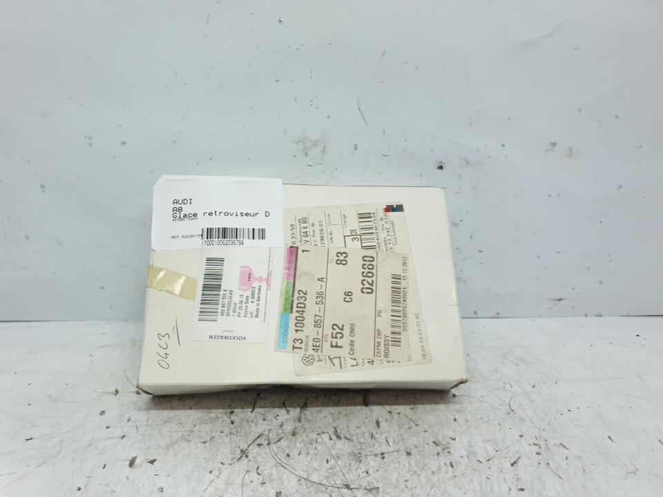 Espejo de retrovisor derecho AUDI A8  - 1