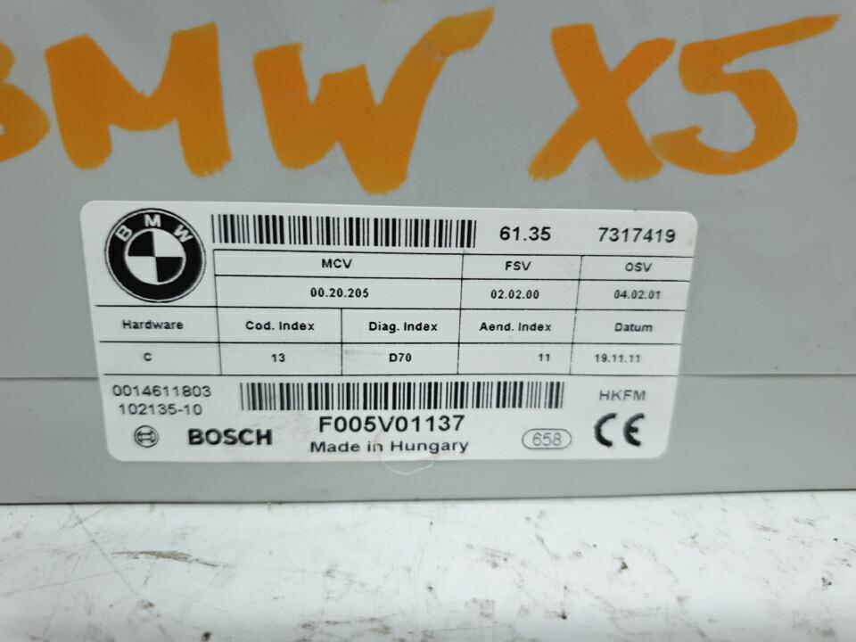 Calculateur bmw x5 e70 phase 2