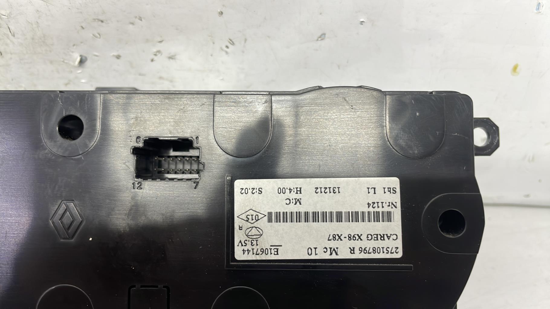 Commande chauffage renault clio 4 phase 1 break
