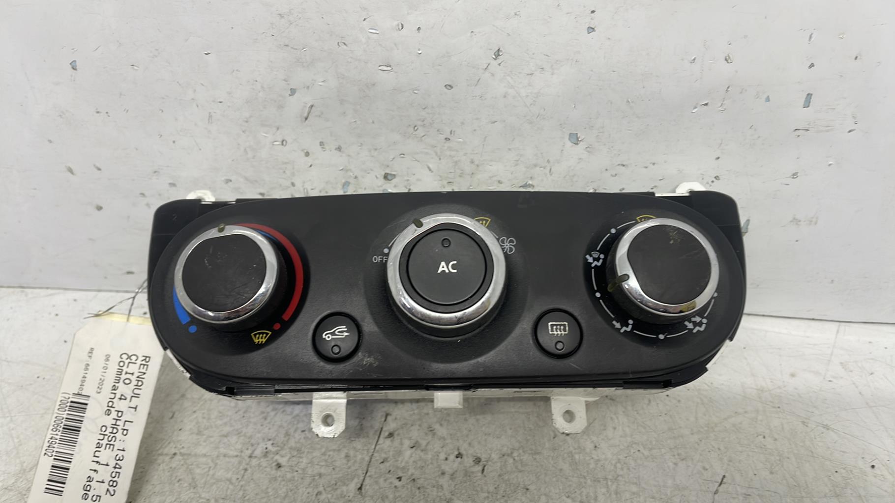 Commande chauffage renault clio 4 phase 1
