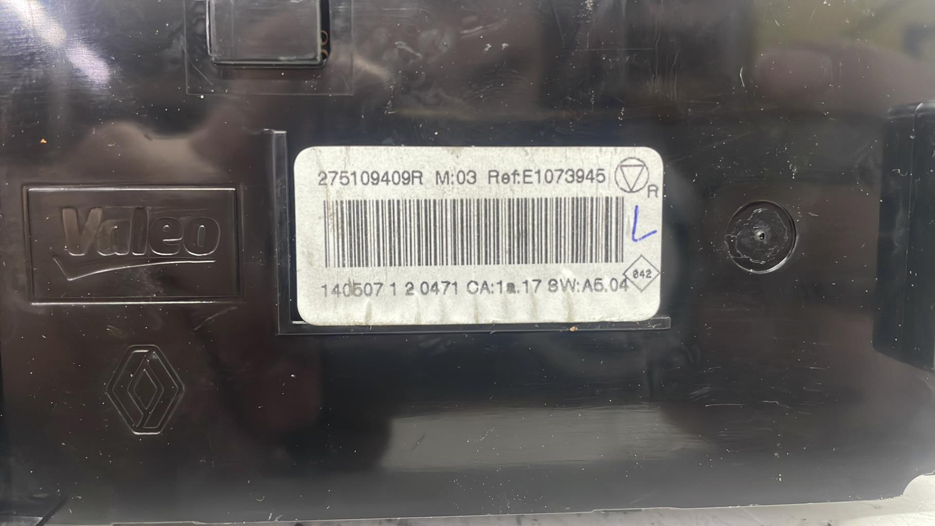 Commande chauffage renault grand scenic 3 phase 3