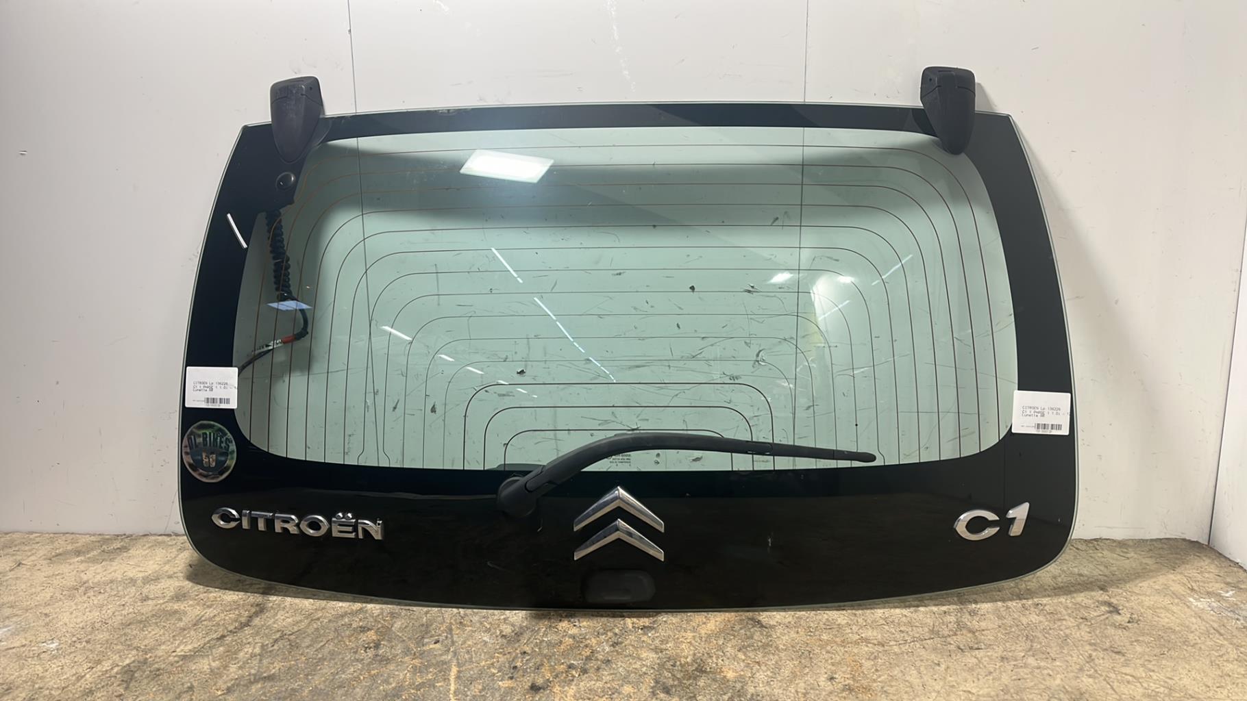Lunette arriere citroen c1 1 phase 1