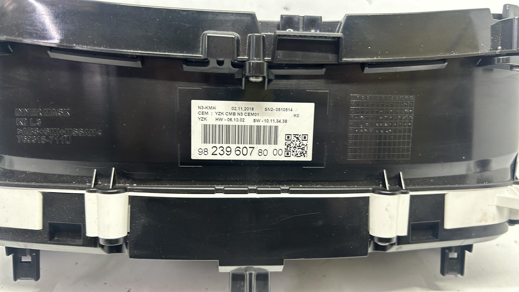 Compteur peugeot expert 3