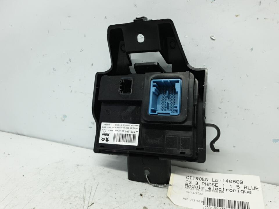 Module électronique citroen c3 3 phase 1
